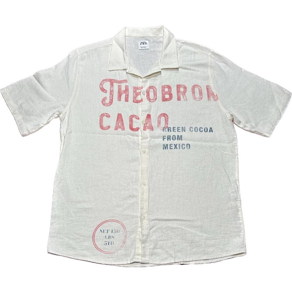 Zara button up shirt size medium